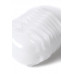 Мастурбатор MasturbaTIN Ribbed Ricky, TPE, белый,4.5 см