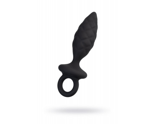 Анальная пробка Erotist Strob S - size, силикон, черная, 11,7 см