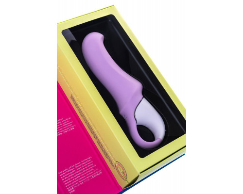 Нереалистичный вибратор Satisfyer Vibes Charming Smile, силикон, фиолетовый, 18,7 см.