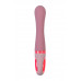 Вибратор Flovetta ROSE, силикон, розовый, 19 см