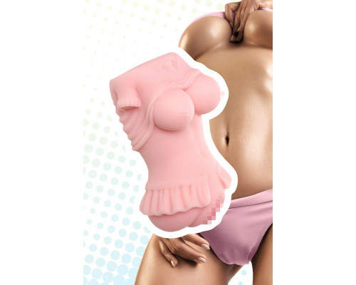 Мастурбатор реалистичный Juicy Pussy by TOYFA Little flower, TPE, телесный, 11,5 см