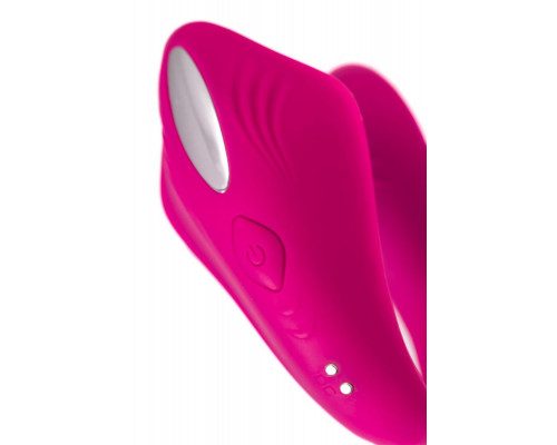 Вибратор для пар A-Toys by TOYFA Cobrum, силикон, розовый, 9,6 см