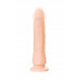 Фаллоимитатор RealStick Silicone Matt B, силикон, телесный, 21,5 см