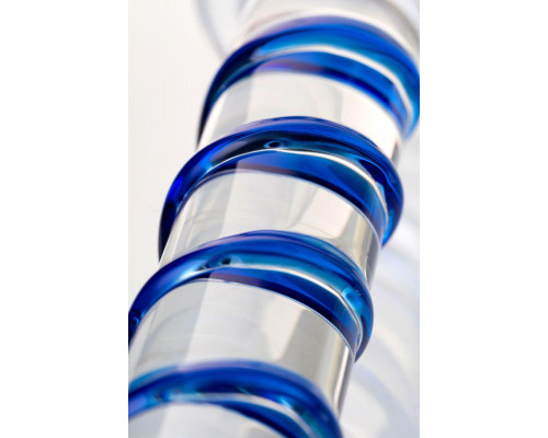 Нереалистичный фаллоимитатор Sexus Glass, стекло, прозрачный, 17 см
