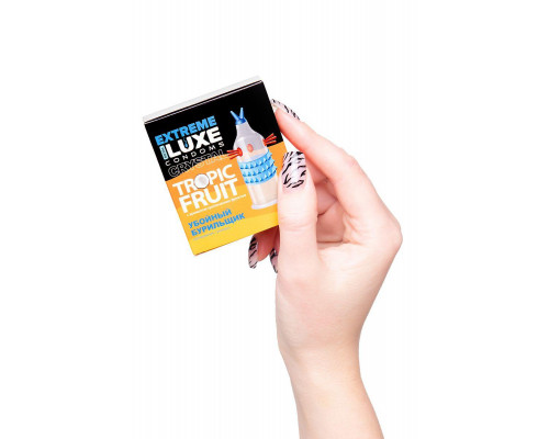 Презервативы Luxe, extreme, «Убойный бурильщик», тропические фрукты, 18 см, 5,2 см, 1 шт.