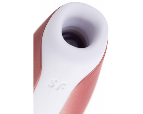 Вакуум-волновой бесконтактный стимулятор клитора Satisfyer Love Breeze, силикон, розовый, 9,5 см.