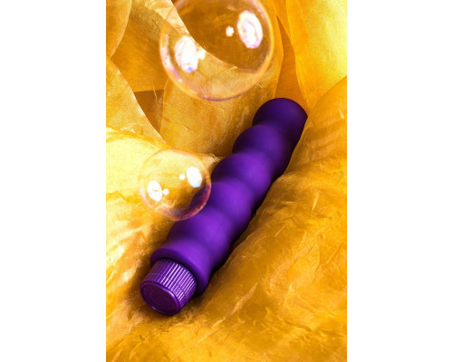Нереалистичный вибратор A-Toys by TOYFA Wavvy, силикон, фиолетовый, 17 см