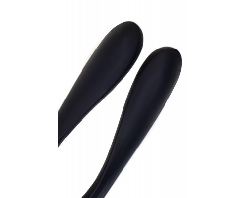 Многофункциональный мини-вибратор Satisfyer Candy Cane, силикон, чёрный, 11 см