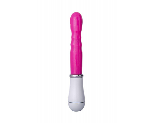 Вибратор с клиторальным стимулятором A-Toys by TOYFA Bubbly, TPE, розовый, 20 см