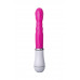 Вибратор с клиторальным стимулятором A-Toys by TOYFA Bubbly, TPE, розовый, 20 см