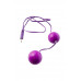 Вагинальные шарики с вибрацией TOYFA Basic, ABS пластик, фиолетовый, 12,2 см