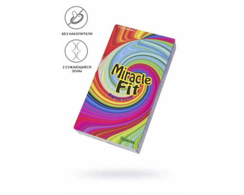 Презервативы Sagami, miracle fit, латекс, 18,5 см, 5,2 см, 10 шт.
