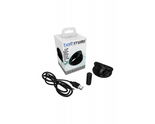 Виброкольцо на пенис Bathmate Strength, elastomex, черное, Ø5 см