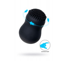Стимулятор клитора PPP CURU-CURU BRUSH ROTER, ABS-пластик, черный, 5,5 см