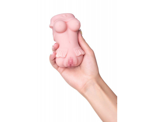 Мастурбатор реалистичный Juicy Pussy by TOYFA Little flower, TPE, телесный, 11,5 см