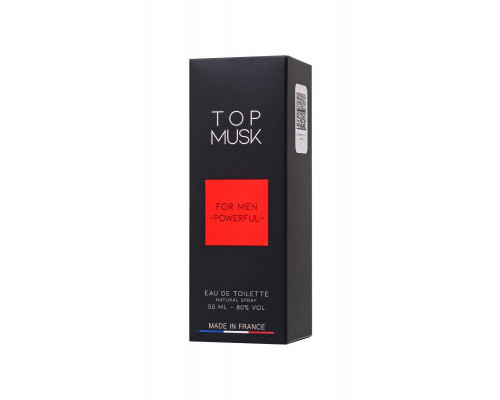 Туалетная вода с афродизиаками RUF TOP MUSK для мужчин, 50 мл