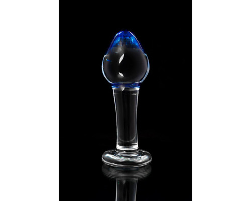 Анальная втулка Sexus Glass, стекло, прозрачная, 11,5 см, Ø 4 см