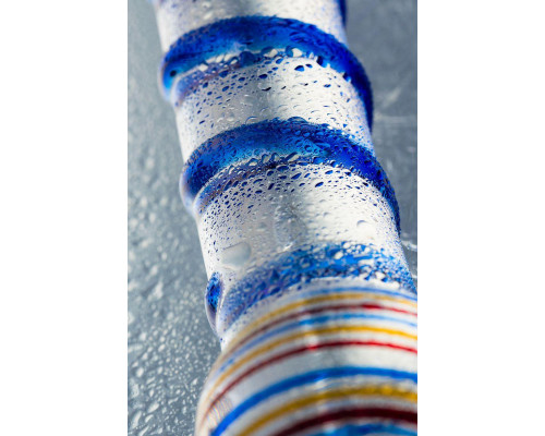 Нереалистичный фаллоимитатор Sexus Glass, стекло, прозрачный, 18 см