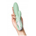 Вибратор с расширением Satisfyer Air Pump Bunny 5+ Connect App, силикон, мятный, 10 см