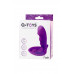 Вибратор A-Toys by TOYFA Fash с клиторальным стимулятором, силикон, фиолетовый, 12 см