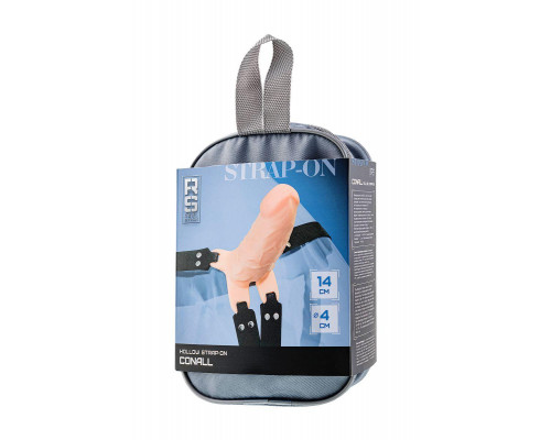 Фаллопротез RealStick Strap-On Conall, TPE, телесный, 14 см