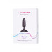 Анальная втулка LOVENSE Hush 2 (XS), силикон, черная, 12,1 см, Ø 2,5 см