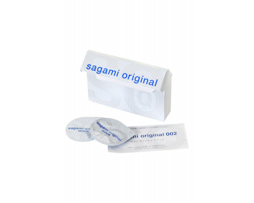 Презервативы Sagami, original Quick 0.02, полиуретан, 17 см, 5,5 см, 6 шт.