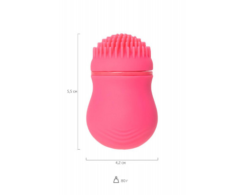 Стимулятор клитора PPP CURU-CURU BRUSH ROTER, ABS-пластик, розовый, 5,5 см