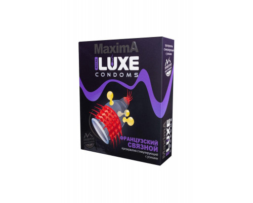Презервативы Luxe, maxima, «Французский связной», 18 см, 5,2 см, 1 шт.