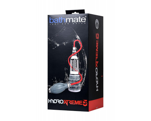 Гидропомпа Bathmate HYDROXTREME5, ABS пластик, прозрачная, 26 см (аналог HYDROMAX XTREME X20)