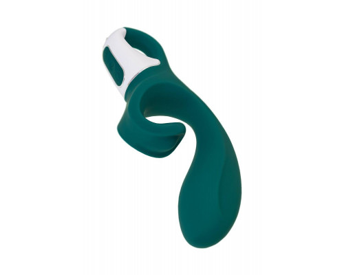 Нереалистичный вибратор Satisfyer Hug me Connect App, силикон, серо-голубой, 20,5 см