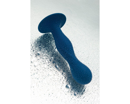 Фаллоимитатор Satisfyer Double Ball-R, силикон, синий, 18 см