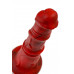 Вибратор Black&Red by TOYFA Monster Rex, силикон, красно-черный, 24,5 см