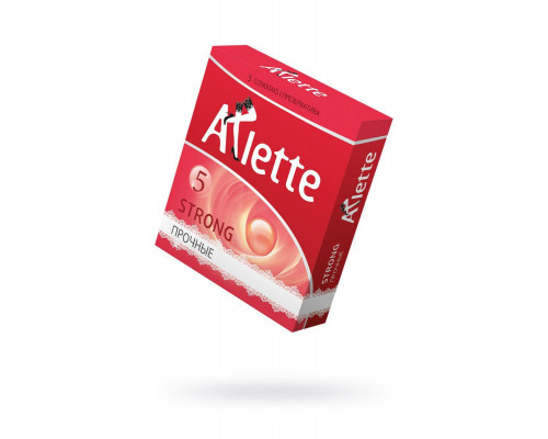 Презервативы Arlette, strong, латекс, ультрапрочные, 18 см, 5,2 см, 3 шт.