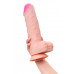Фаллоимитатор-гигант LoveToy, реалистичный, neoskin, телесный, 27 см, Ø 6,8 см