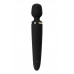 Нереалистичный вибратор Satisfyer Wand-er Woman, ABS пластик, черный, 34 см