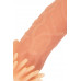 Насадка реалистичная KOKOS NUDE SLEEVE с дополнительной стимуляцией, TPE, телесная, 12 см