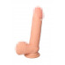 Вибратор с пультом ДУ RealStick Elite Vibro Xander, TPR, телесный, 10 режимов вибрации, 20 см