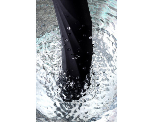 Нереалистичный вибратор WANAME D-SPLASH Tornado, силикон, черный, 25 см