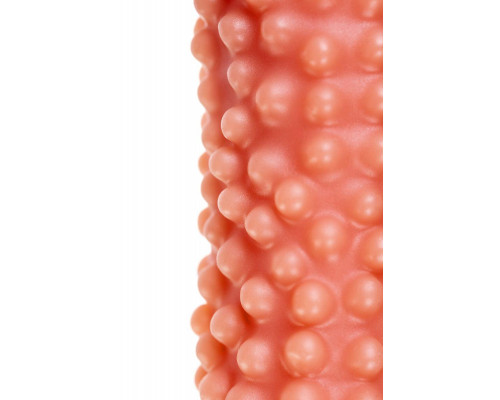 Насадка реалистичная KOKOS PENIS SLEEVE с дополнительной стимуляцией, TPE, телесная, 16.5 см