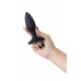 Анальная втулка LOVENSE Hush 2 (S), силикон, черная, 12,1 см, Ø 3,8 см
