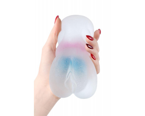 Мастурбатор реалистичный Juicy Pussy by TOYFA Crystal Wave, TPE, 13,5 см