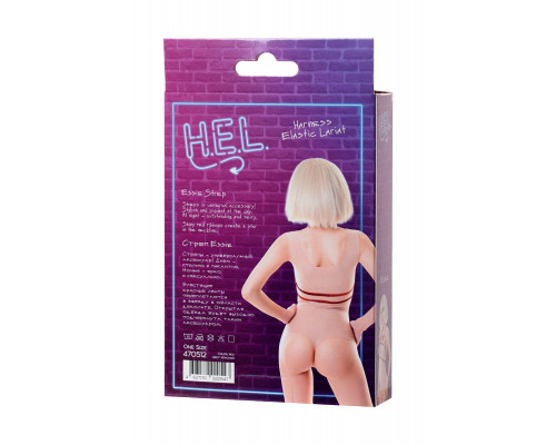Стреп H.E.L. Essie, текстиль, красный, OS