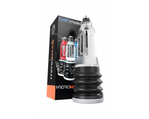 Помпа для пениса Bathmate HYDROMAX5, ABS пластик, прозрачная, 26 см (аналог Hydromax X20)