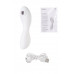 Вакуумный стимулятор клитора с вибрацией Satisfyer Curvy Trinity 5 Connect App, белый, 16,5 см