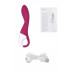 Вибратор с подогревом Satisfyer Heated Thrill Connect App, бордовый, 20,6 см