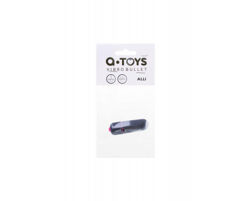 Вибропуля A-Toys by TOYFA Alli ABS пластик, черный, 5,5 см, Ø 1,7 см