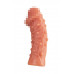 Насадка реалистичная KOKOS PENIS SLEEVE с дополнительной стимуляцией, TPE, телесная, 16.5 см