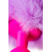 Анальная втулка с хвостом ToDo by Toyfa Sweet bunny, силикон, розовая, 13 см, Ø 2,8 см, 44 г