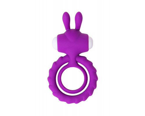 Эрекционное кольцо на пенис JOS GOOD BUNNY, силикон, фиолетовый, 9 см